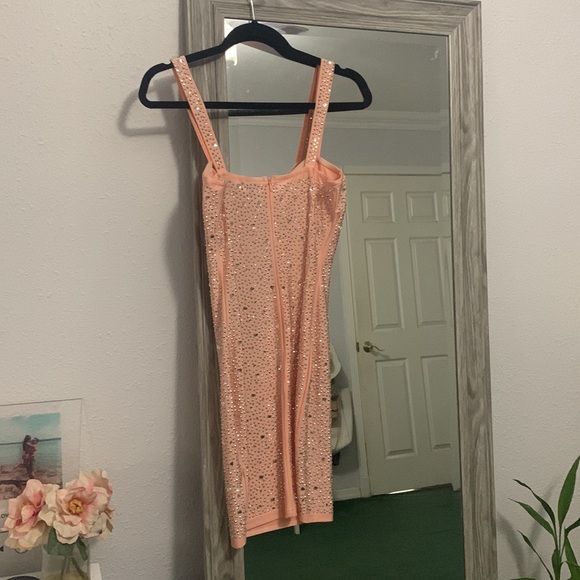 FashionNova Sparkle Pink Dress - Picture 2 of 3